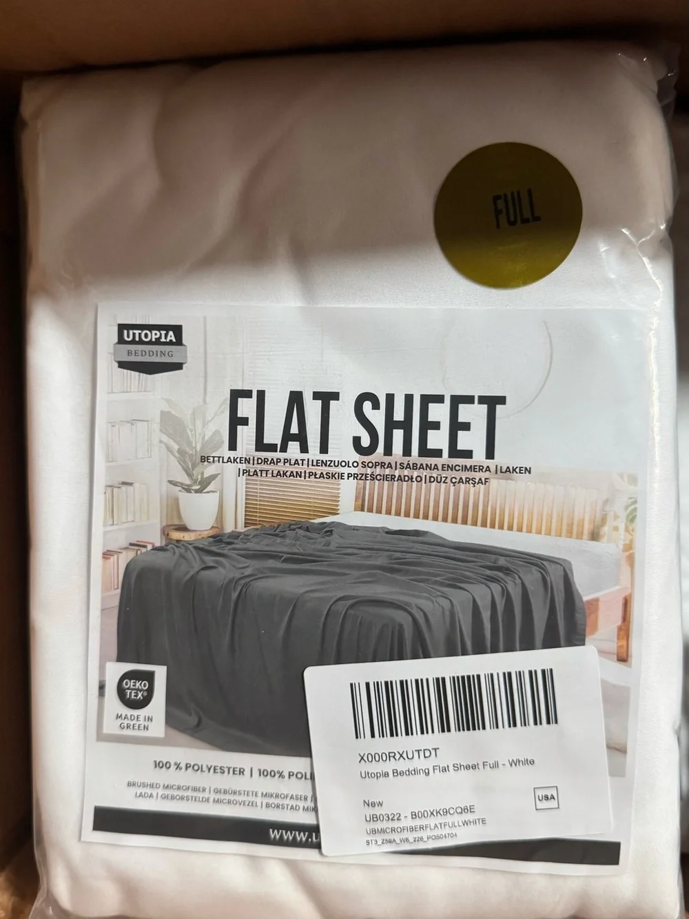 Full Flat Sheet - White